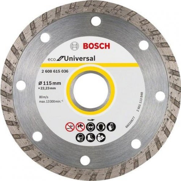 Bosch Elmas Kesici 115 MM Turbo 2.608.615.036 ürün görseli 1