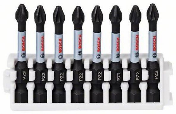 BOSCH ImpactC Vidalama Ucu PZ2*50mm 8´li 2.608.522.331 ürün görseli 1