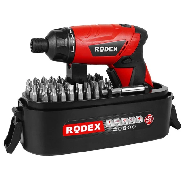 Rodex RDX308  ŞARJLI TORNAVİDA 3.6V 1.5Ah 210RPM LI-ION 54 Parça ürün görseli 1