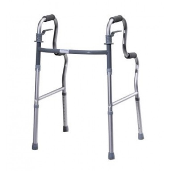 MEDWELT ALÜMİNYUM MANDALLI WALKER ürün görseli 1