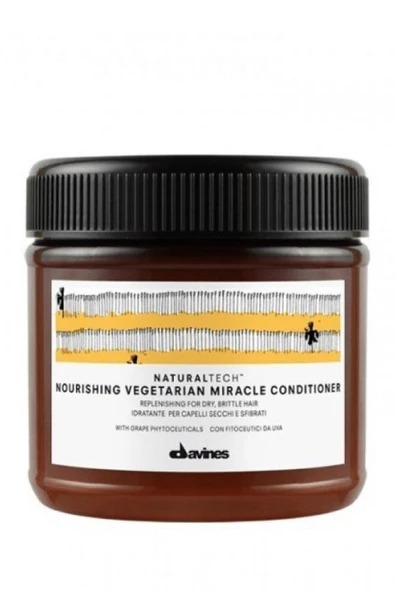 Davines NaturalTech Nourishing Vegetarian Miracle Conditioner 250ml ürün görseli 1