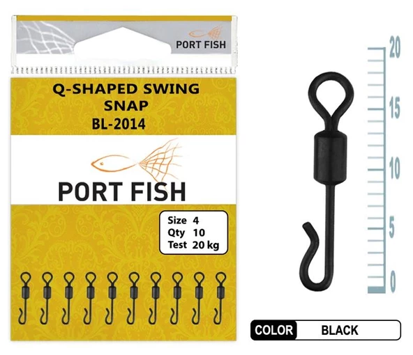 Portfish BL-2014 Q- Shaped Swing Snap ürün görseli 1