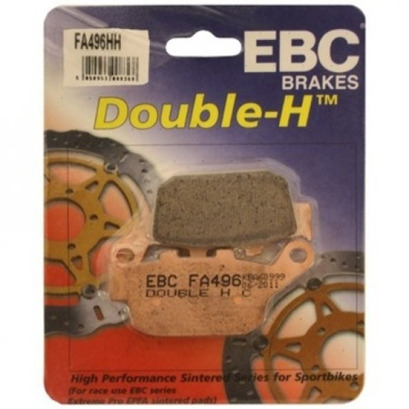 Ebc Fa496Hh Sinterli Arka Fren Balatası N11.3964 ürün görseli 1