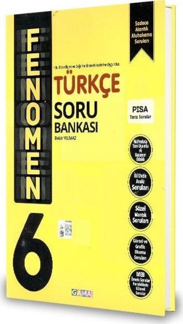 Gama 6.Sınıf Fenomen Türkçe Soru Bankası ürün görseli 1