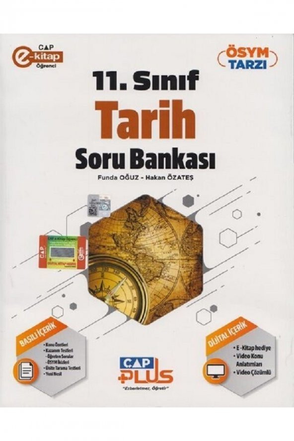 Çap 11. Sınıf Anadolu Lisesi Tarih Soru Bankası ürün görseli 1