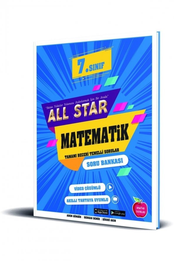 Newton 7. Sınıf Matematik All Star Soru Bankası 2023 ürün görseli 1