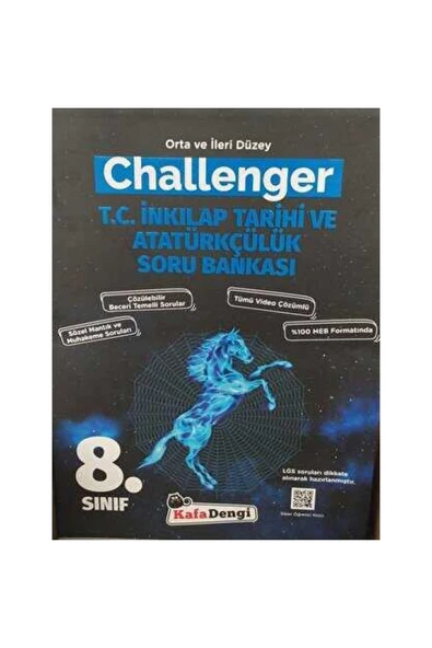 Kafa Dengi 8.sınıf Lgs Challenger Inkılap Tarihi Soru Bankası ürün görseli 1