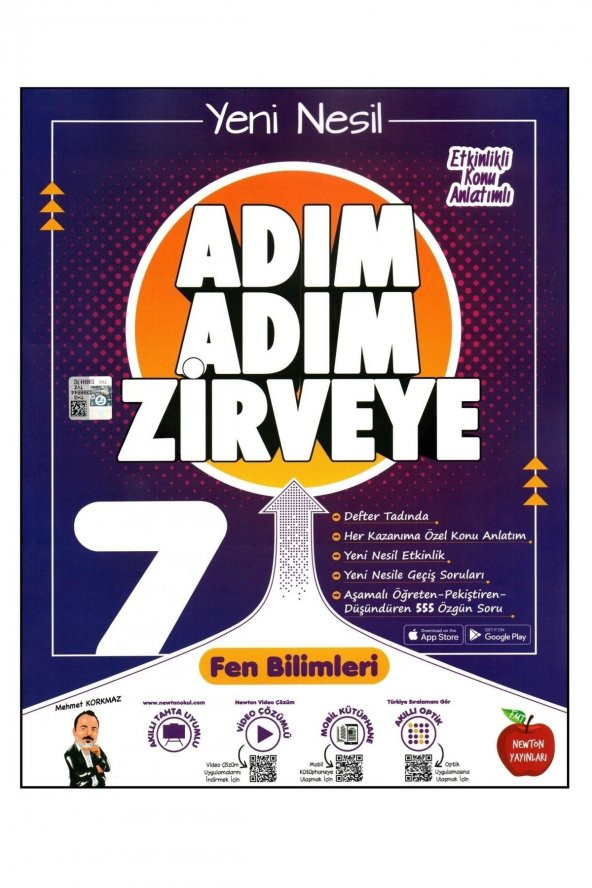 Newton 7. Sınıf Fen Bilimleri Adım Adım Zirveye Soru Bankası ürün görseli 1