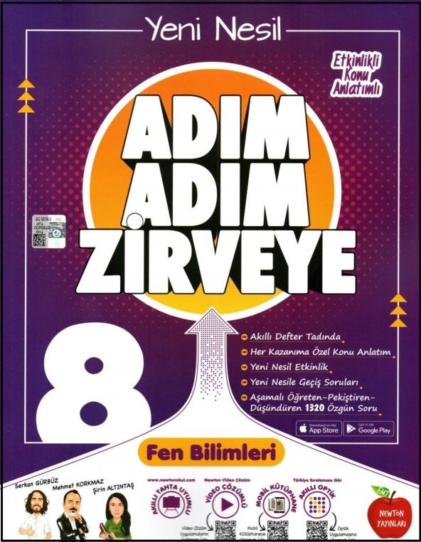 Newton Yayınları 8. Sınıf LGS Fen Bilimleri Adım Adım Zirveye Soru Bankası ürün görseli 1