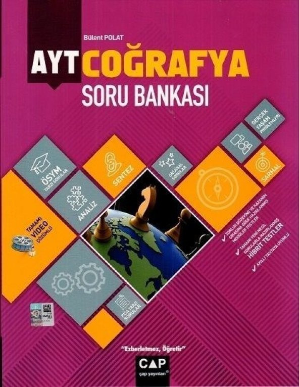 Çap Yayınları AYT Coğrafya Soru Bankası - Bülent Polat ürün görseli 1