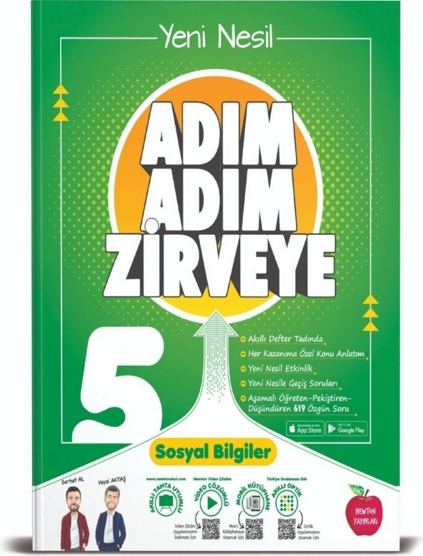 Newton Yayınları 5.sınıf Sosyal Bilgiler Adım Adım Zirveye Soru Bankası ürün görseli 1