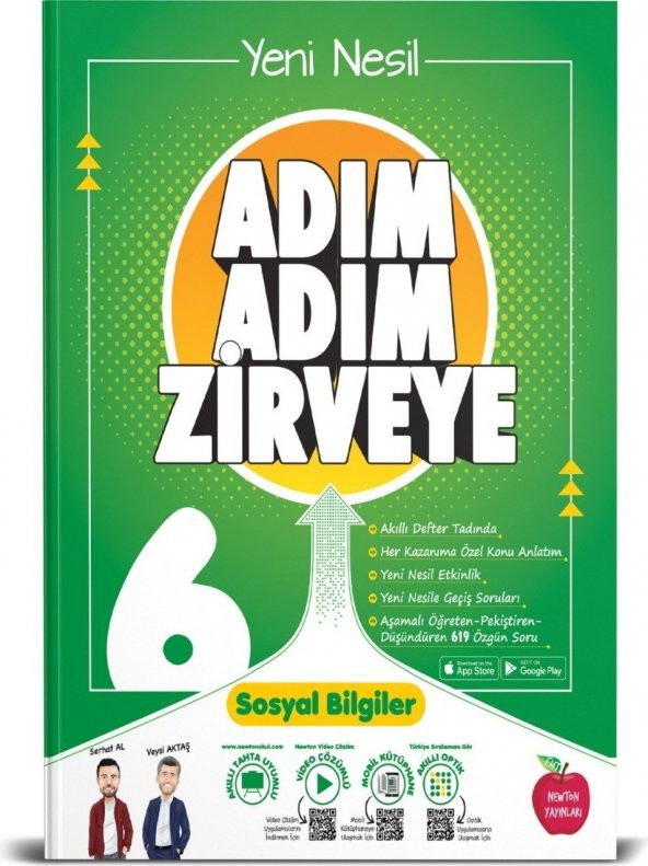 Newton Yayınları 6.sınıf Sosyal Bilgiler Adım Adım Zirveye Soru Bankası ürün görseli 1