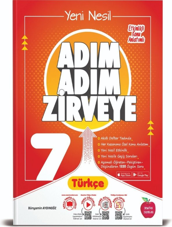 Newton Yayınları 7. Sınıf Türkçe Adım Adım Zirveye Soru Bankası ürün görseli 1