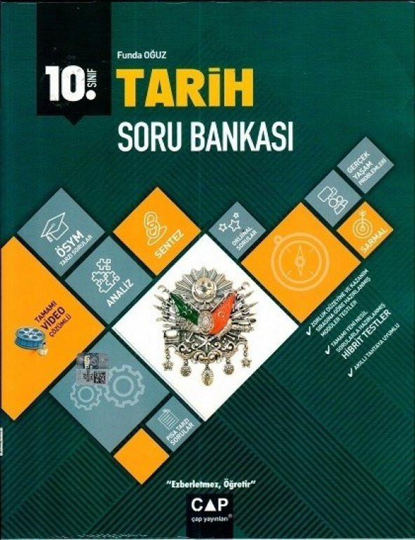 Çap 10. Sınıf Anadolu Lisesi Tarih Soru Bankası ürün görseli 1
