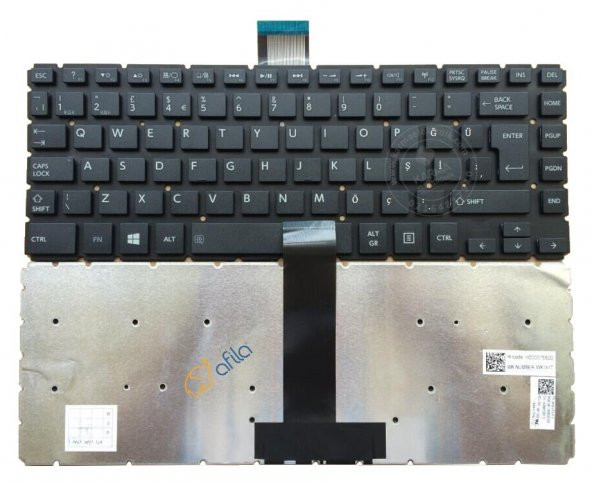 Toshiba Satellite E45, E45D, L40T, E45T, E45D, L40D Klavye TR - Resim 2