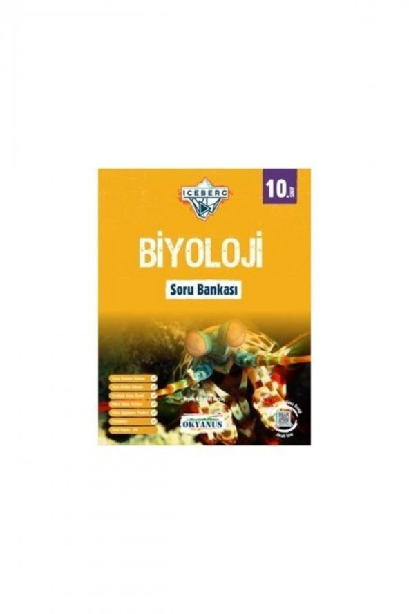 10. Sınıf Iceberg Biyoloji Soru Bankası Okyanus Yayınları ürün görseli 1