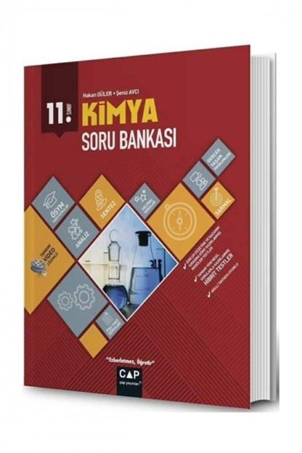 11. Sınıf Anadolu Lisesi Kimya Soru Bankası Çap Yayınları ürün görseli 1