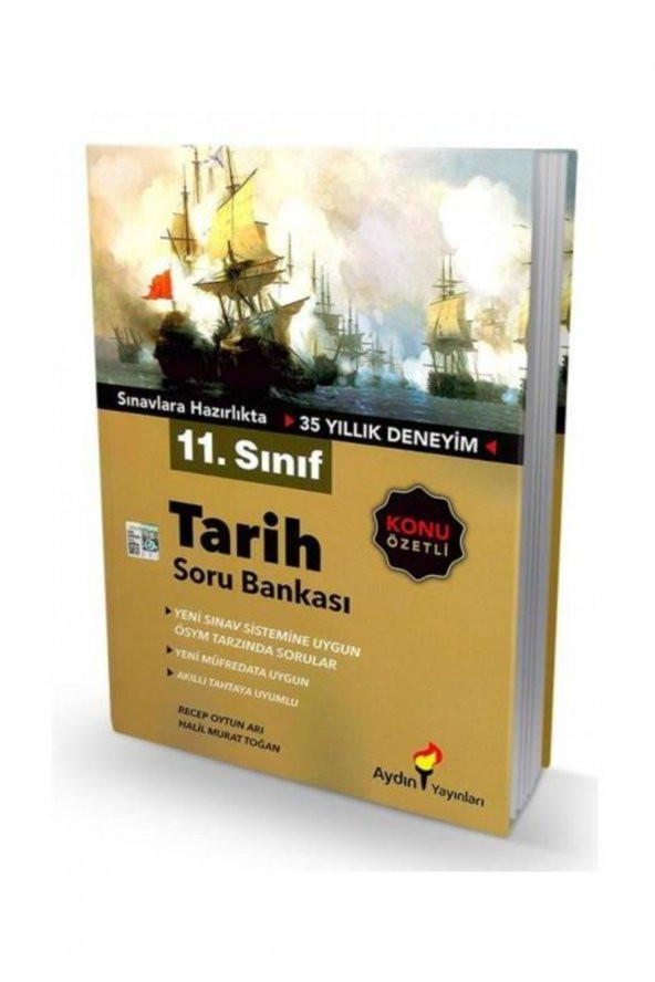 11. Sınıf Tarih Konu Özetli Soru Bankası Aydın Yayınları ürün görseli 1