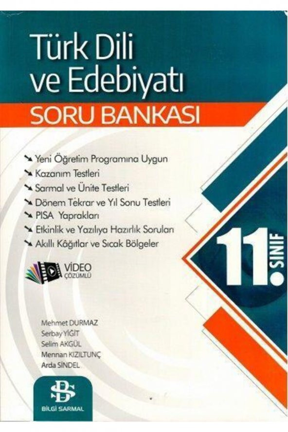 11. Sınıf Türk Dili ve Edebiyatı Soru Bankası Bilgi Sarmal Yayınları ürün görseli 1