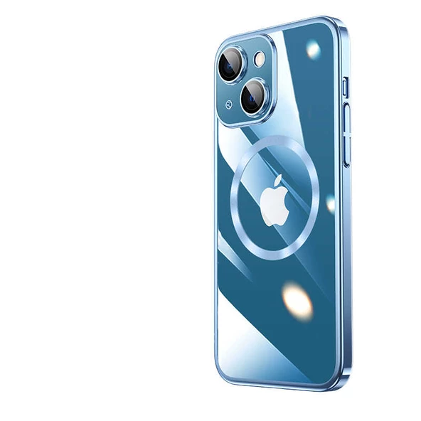 iPhone 14 Plus Kılıf Wireless Şarj Özellikli Riksos Magsafe - Resim 4