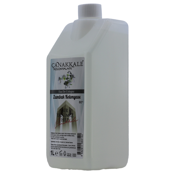 Beyaz Zambak Kolonyası - 1 Litre -(BİDON) Korumalı Kapak - Yeni Model ürün görseli 1