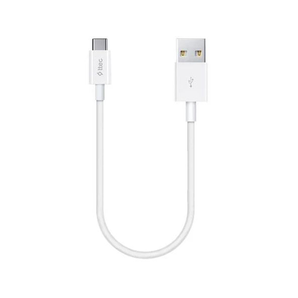 Ttec MiniCable Type-C Kablo Beyaz 30cm - 2DK7519B - Resim 2