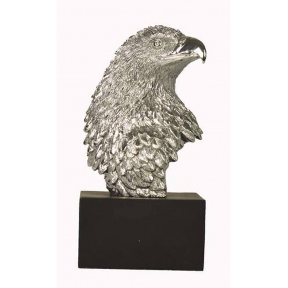 WISE Veronese Serisi-WISE STANDLI KARTAL BAŞI GRİ-18*9*9 CM. ürün görseli 1