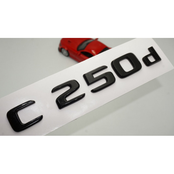 C 250d Bagaj Parlak Siyah ABS 3M 3D Yazı Logo ürün görseli 1