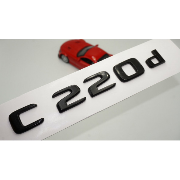 C 220d Bagaj Parlak Siyah ABS 3M 3D Yazı Logo ürün görseli 1
