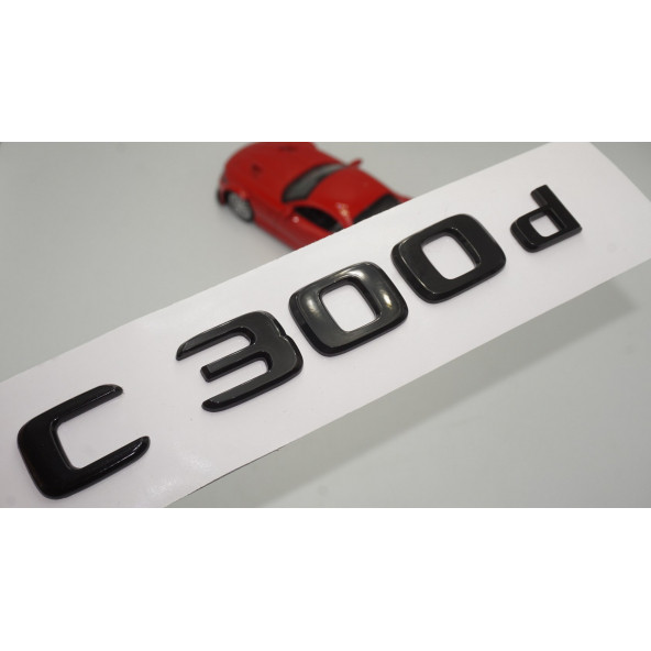 C 300d Bagaj Parlak Siyah ABS 3M 3D Yazı Logo ürün görseli 1
