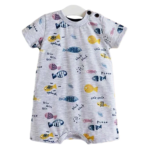 Caramell Bebek Tulumu - TE4951 Aquarium - Gri ürün görseli 1