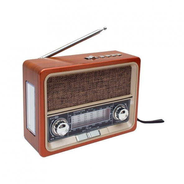 EVERTON t-305 Nostaljik Radyo-GÜNEŞ PANELLİ +ŞARJLI ürün görseli 1