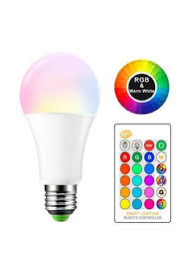 Rgb Kumandalı Renk Değiştiren Rgb Ampul WINLIGHT ürün görseli 1