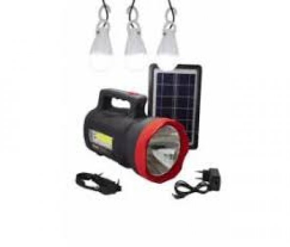 EVERTON RT-906  Güneş Enerjili Solar Aydınlatma Radyolu Set ürün görseli 1