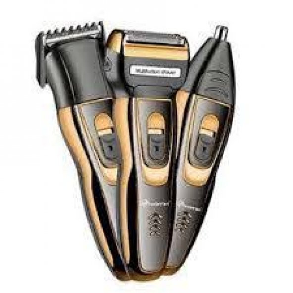 GOLDTECH   SAÇ SAKAL TRAŞ MAKİNESİ 3 BAŞLIKLI ürün görseli 1