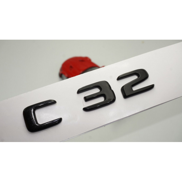 C 32 Bagaj Parlak Siyah ABS 3M 3D Yazı Logo ürün görseli 1