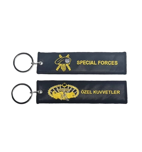 Özel Kuvvetler Nano Örme Anahtarlık (Siyah) - Kumaş Anahtarlık ürün görseli 1