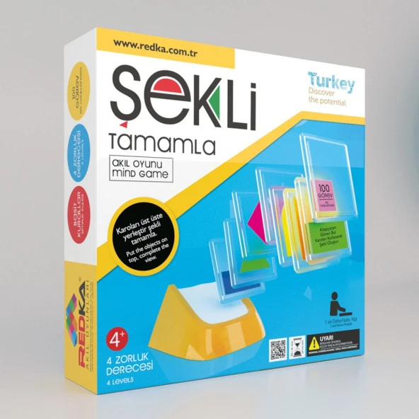 Redka Şekli Tamamla Akıl Oyunları Lisanslı Orijinal Ürün ürün görseli 1