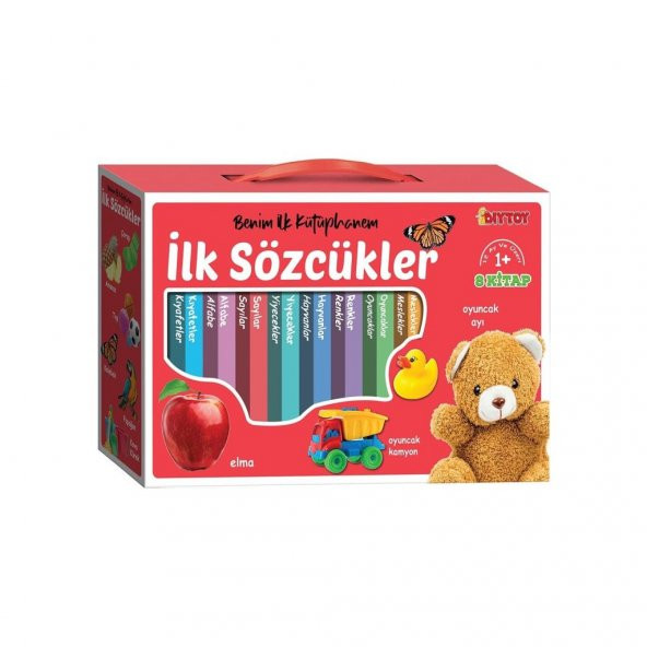 İlk Kütüphanem-İlk Sözcükler 8li Mini Kitap Seti Lisanslı Ürün ürün görseli 1
