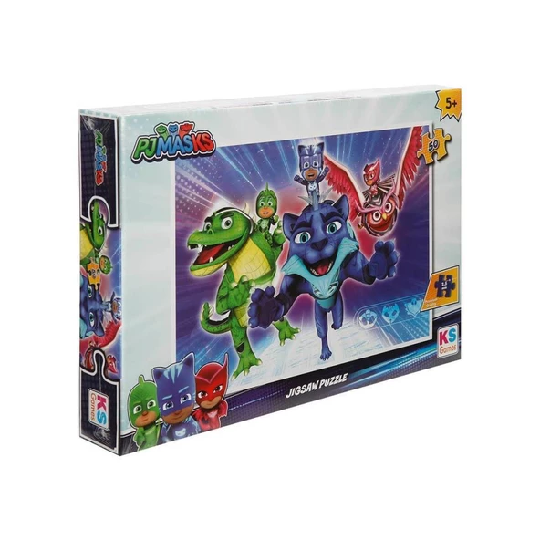 KS Games Puzzle 50 Parça PJ Mask Lisanslı Ürün ürün görseli 1