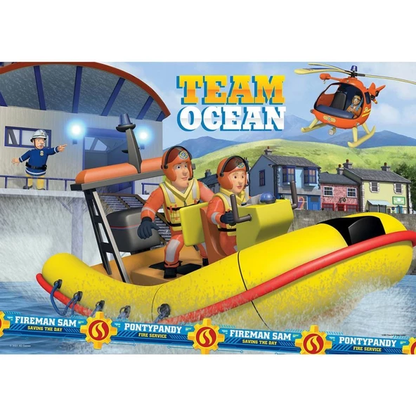 KS Games 50 Parça Puzzle Fireman Sam Lisanslı Ürün - Resim 2