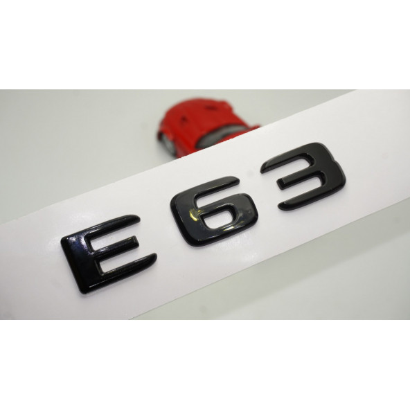 E 63 Bagaj Parlak Siyah ABS 3M 3D Yazı Logo ürün görseli 1