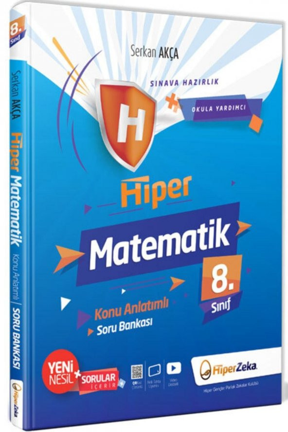 8. Sınıf Hiper Matematik Konu Anlatımlı & Soru Bankası | Serkan Akça ürün görseli 1