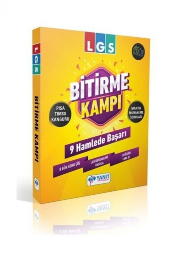 8. Sınıf LGS 9 Hamlede Başarı Bitirme Kampı Yanıt Yayınları ürün görseli 1