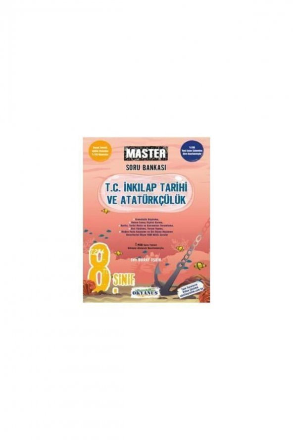 8. Sınıf Master T. C. İnkılap Tarihi Ve Atatürkçülük Soru Bankası Okyanus Yayınları ürün görseli 1