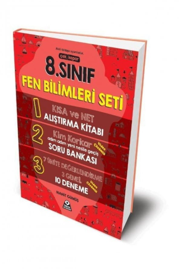 8.Sınıf Fen Bilimleri Çek Kopar Soru Bankası Seti Örnek Akademi ürün görseli 1