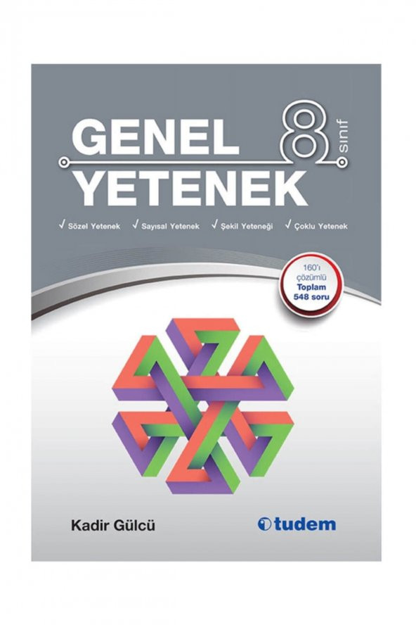 8.Sınıf LGS Genel Yetenek Kitabı Tudem Eğitim ürün görseli 1