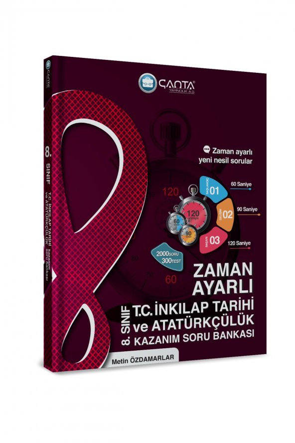 8.sınıf T.c. Inkilap Tarihi Ve Atatürkçülük Zaman Ayarlı Kazanım Soru Bankası ürün görseli 1