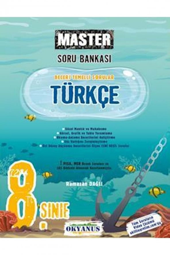 8.Sınıf Master Türkçe Soru Bankası Okyanus Yayınları ürün görseli 1