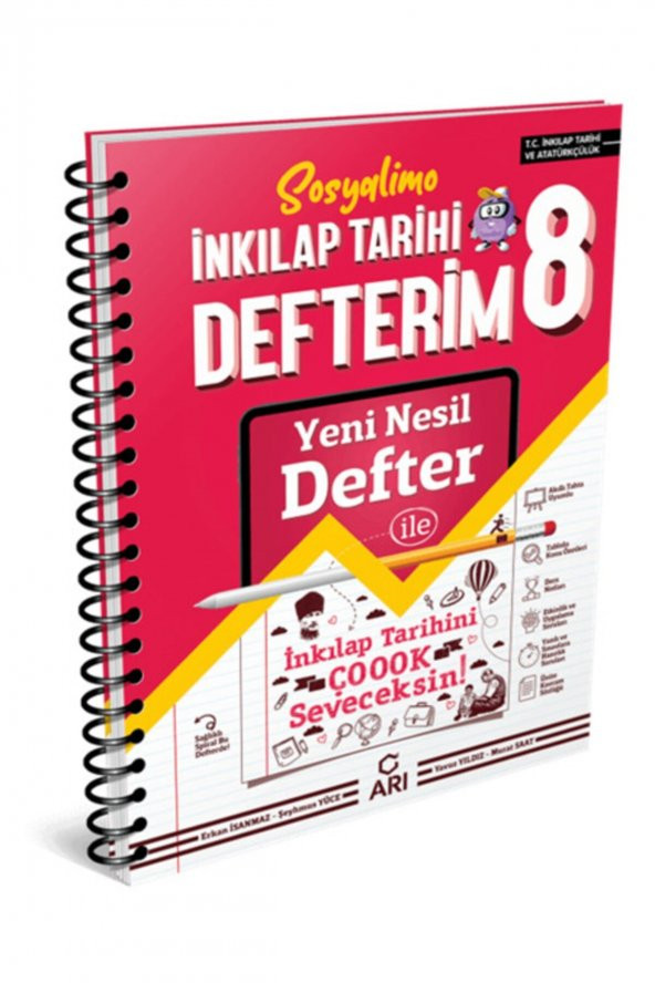 8 Sınıf Akıllı Sosyal Defteri Inklap Tarihi ürün görseli 1